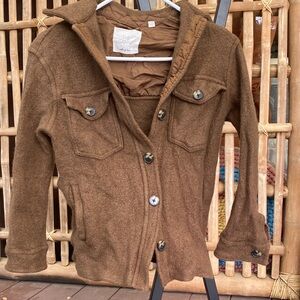 Wilfred Wool Jacket The Ganna Army Green